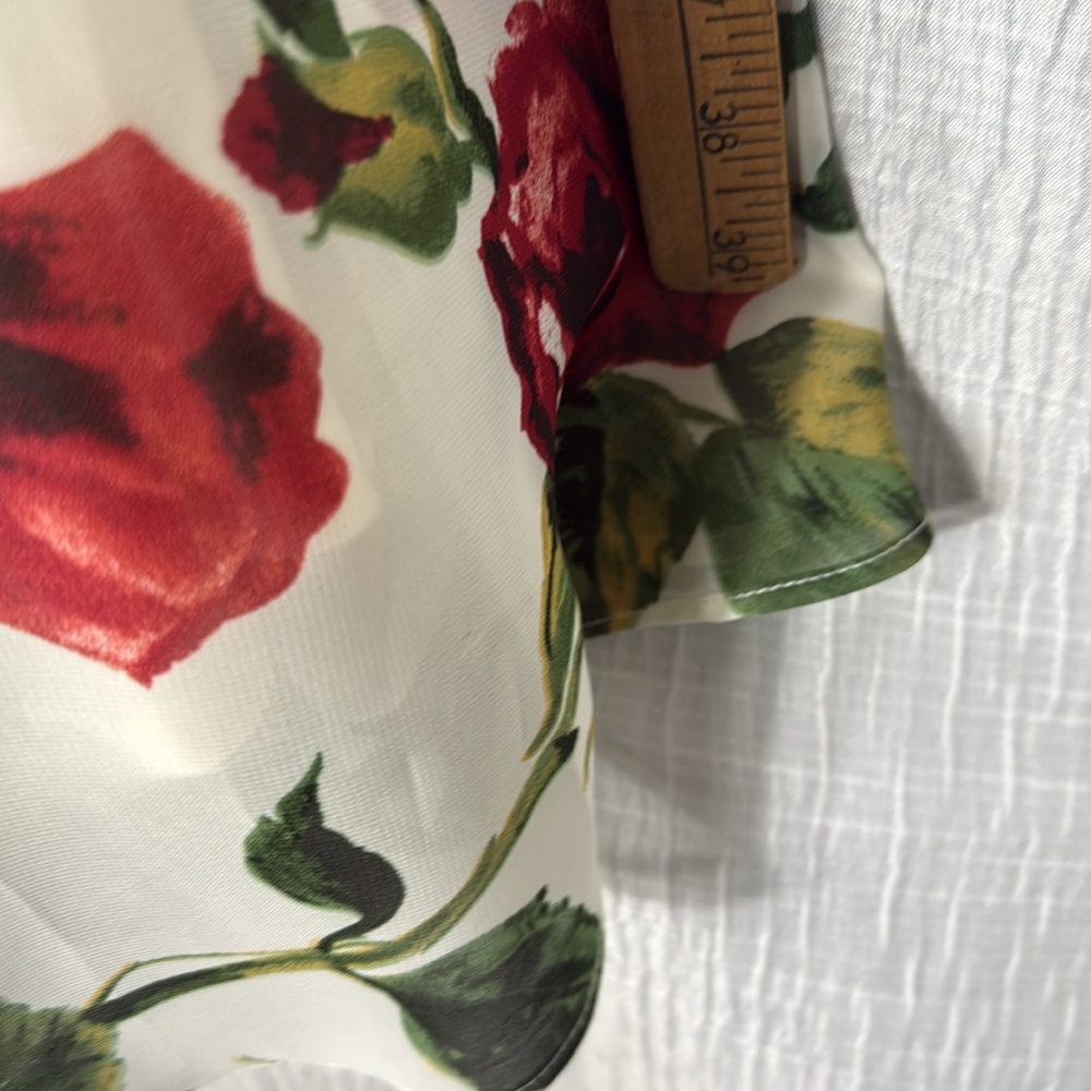 Betsey Johnson Off-Shoulder rose Floral Midi Dress – Size 2 – Gorgeous! - Picture 9 of 12